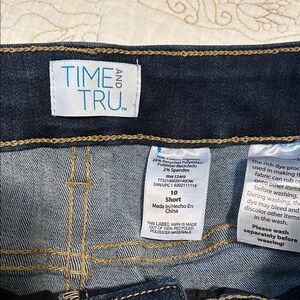 Time and Tru Indigo Denim Jeans